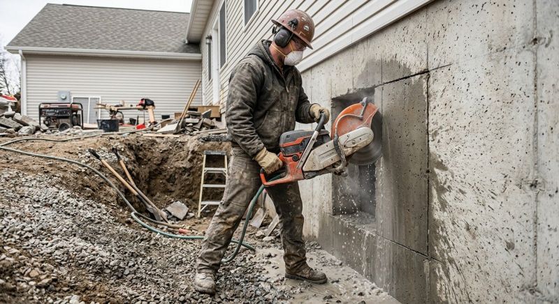 Basement Window Cutting in Corpus Christi, TX