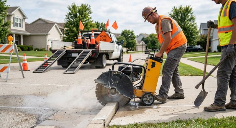 Concrete Curb Removal in Corpus Christi, TX