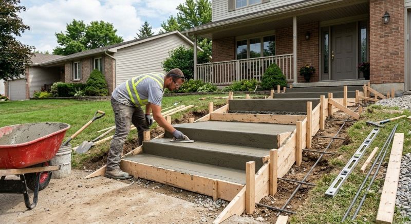 Concrete Steps Replacement in Sacramento, CA