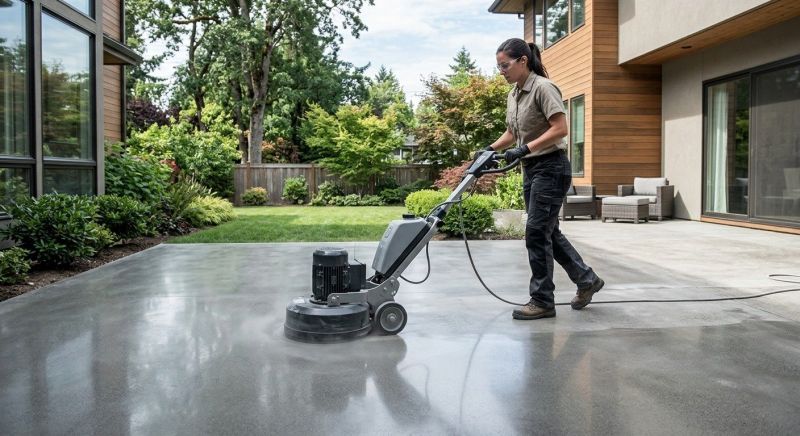 Patio Concrete Polishing in Louisville, KY